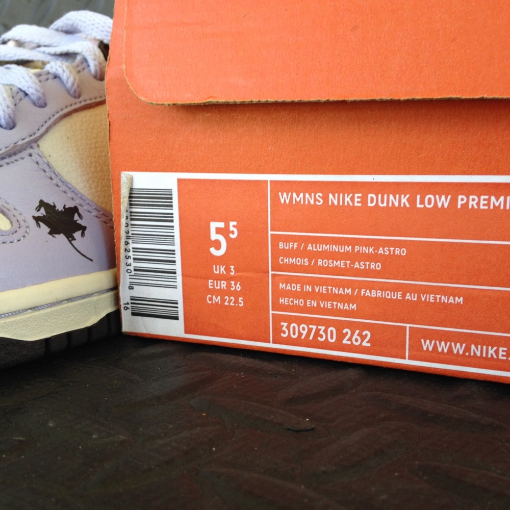 Nike W's dunk low premium used size 5.5 309730-262 - Picture 8 of 8
